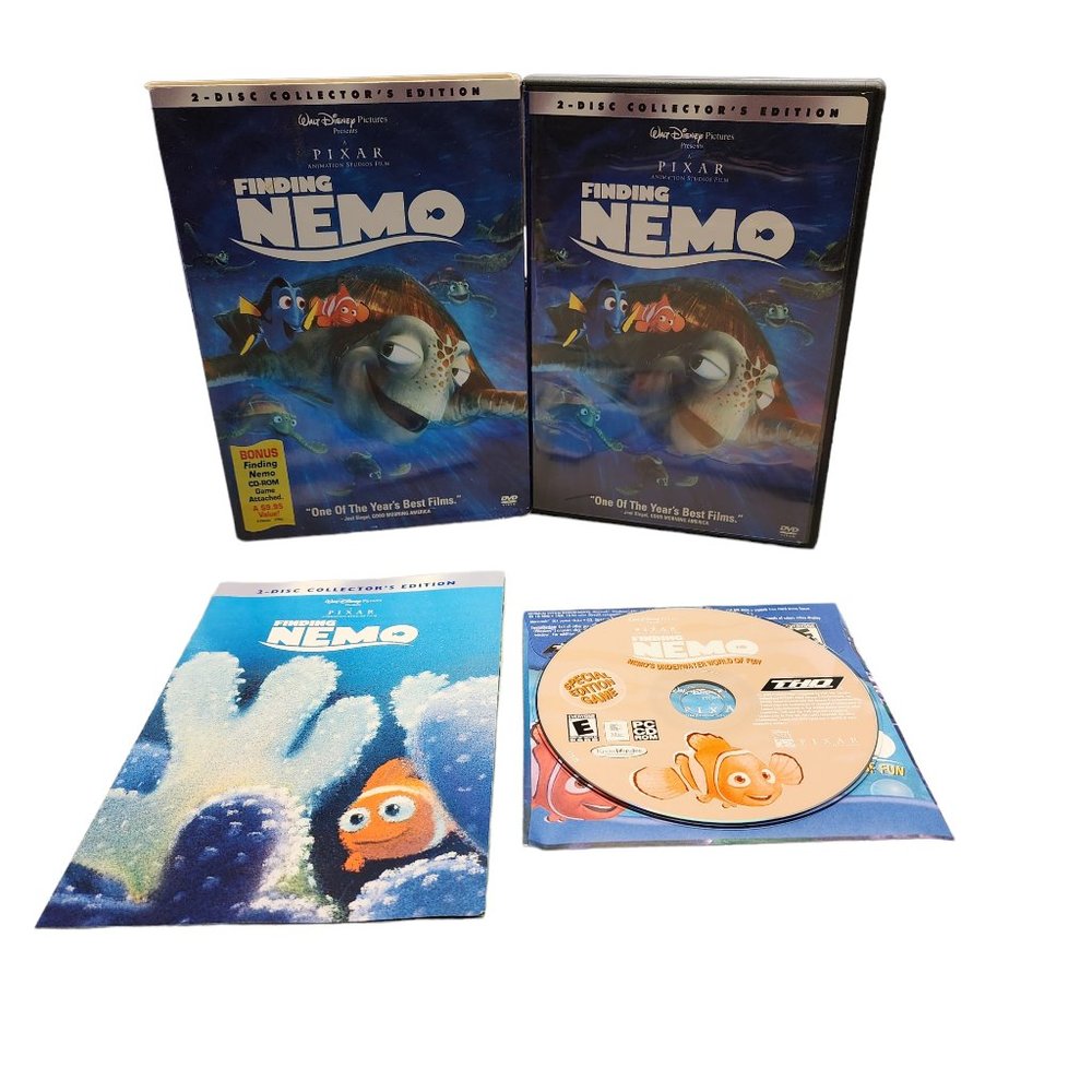 Finding Nemo‎ 2 Disc Collector Edition with CD Rom Game - DVD